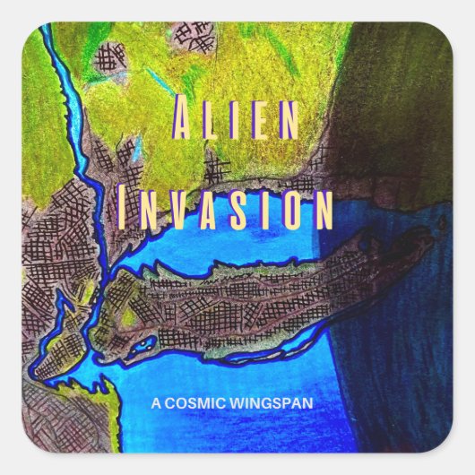 A Cosmic Wingspan "Alien Invasion" Stickers (Voorkant)