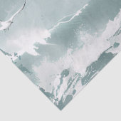 A Costal Birds Ocean Sea Sky Collage Background Tissuepapier (Detail)