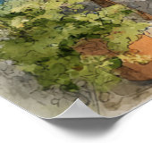 A Cosy Seaside Balcony Poster (Hoek)