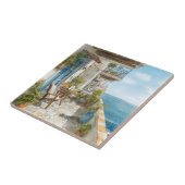 A Cosy Seaside Balcony Tegeltje (Zijkant)