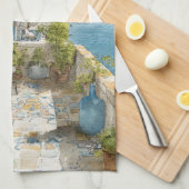 A Cosy Seaside Balcony Theedoek (Quarter Fold)