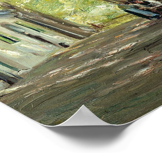 A Country Brasserie, Brannenburg, Beieren, 1894 Poster (Hoek)