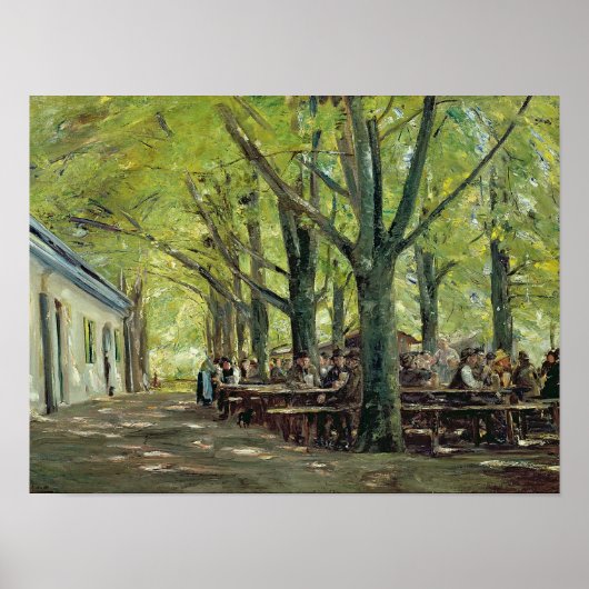 A Country Brasserie, Brannenburg, Beieren, 1894 Poster (Voorkant)