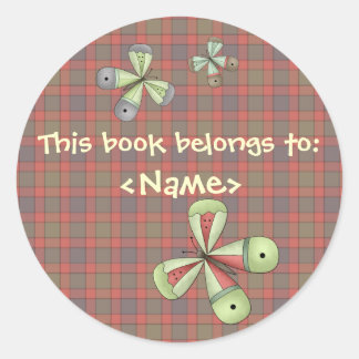 A Country Garden Vlinder Boek Sticker