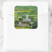 A Country Wedding Vierkante Sticker (Tas)