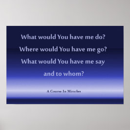 A Course In Miracles poster 41.91cm x 27.94cm