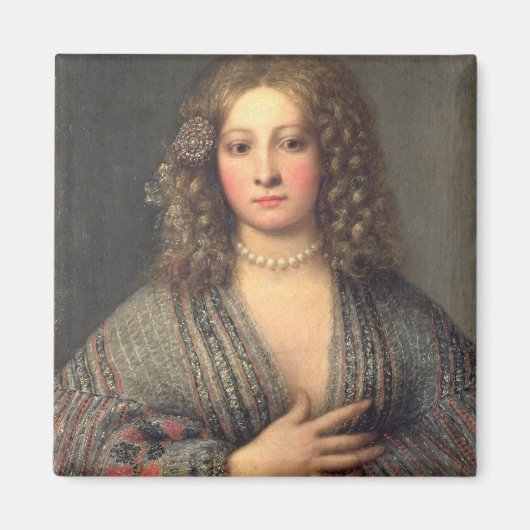 A Courtesan (olie op canvas) Magneet (Voorkant)