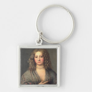 A Courtesan (olie op canvas) Sleutelhanger
