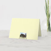 A Cowgirl Leads - Western Afstuderen Kaart (Achterkant)