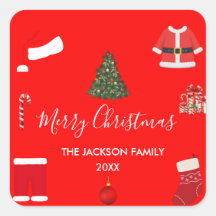 A Cozy Christmas Gathering Set on Warm Red