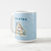  A Cozy Christmas Gift - Personalized Name Mug  Koffiemok (Voorkant links)