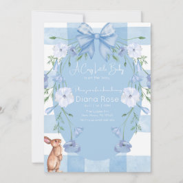 A Cozy Little Baby Is on the Way Shower Invite  Kaart