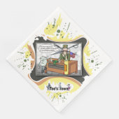 A Crack Team | Literal Wordplay Humor Dinner Servet (Hoek)