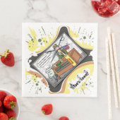 A Crack Team | Literal Wordplay Humor Dinner Servet (Insitu)