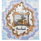 A Crack Team | Literal Wordplay Humor Douchegordijn (Voorkant)