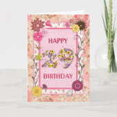 A craft look 29th birthday card kaart (Voorkant)