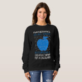 A Creative Thinker Not A Calculator Trui (Voorkant volledig)