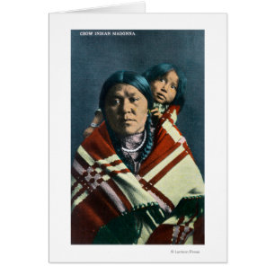 A Crow Indian Madonna en Child