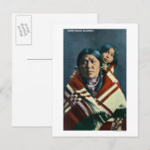 A Crow Indian Madonna en Child Briefkaart (Voorkant / Achterkant)