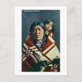 A Crow Indian Madonna en Child Briefkaart (Voorkant)