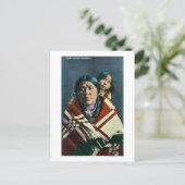 A Crow Indian Madonna en Child Briefkaart (Staand voorkant)