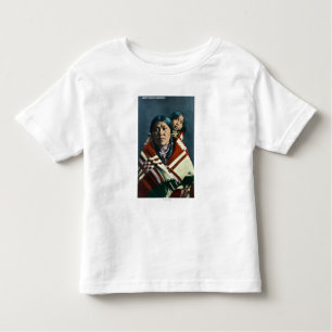 A Crow Indian Madonna en Child Kinder Shirts
