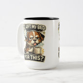 A cup for dog lovers tweekleurige koffiemok (Voorkant links)