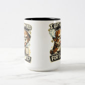 A cup for dog lovers tweekleurige koffiemok (Center)