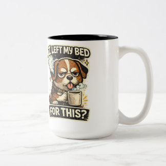 A cup for dog lovers tweekleurige koffiemok