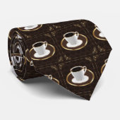 A cup of coffee stropdas (Opgerold)