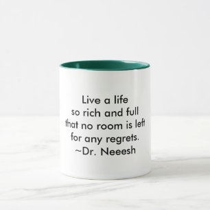 A Cup of Wisdom: leef je volste leven - Mok
