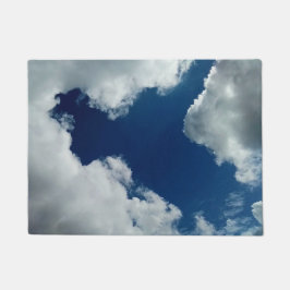 A curve in the clouds deurmat