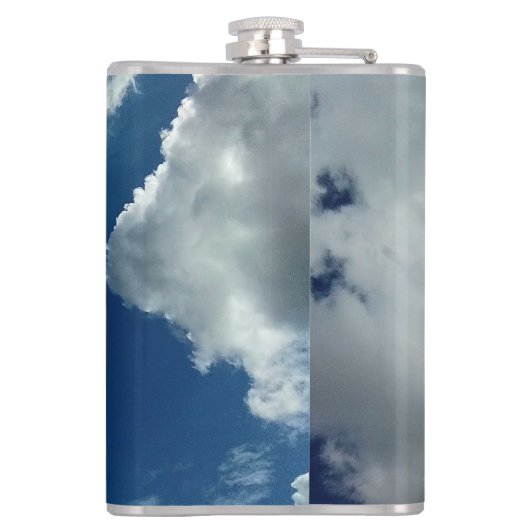 A curve in the clouds heupfles (Achterkant)