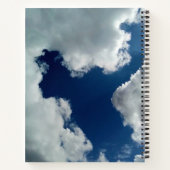 A curve in the clouds notitieboek (Achterkant)