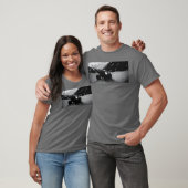 A Custom Cadillac Hobby RC Car in Snowy Mountains  T-shirt (Unisex)