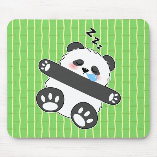 A Cute Baby Panda Sleeping Peacefully Muismat (Voorkant)