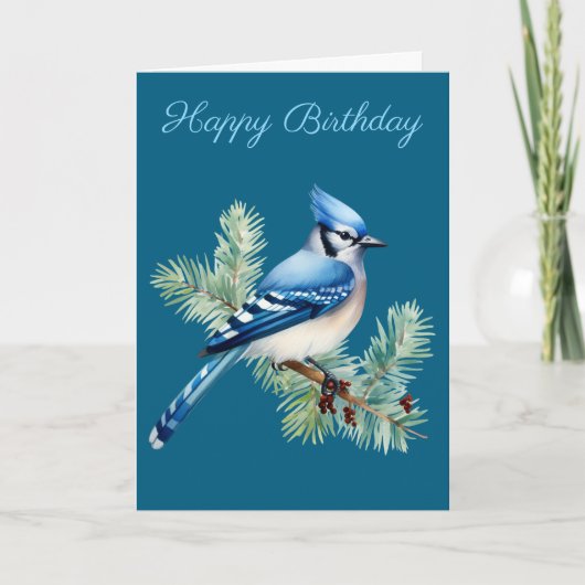 A Cute Blue Jay  Kaart (Voorkant)