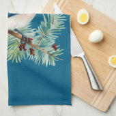 A Cute Blue Jay Theedoek (Quarter Fold)