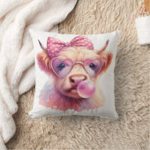 a cute colorful highland cow  kussen (Deken)
