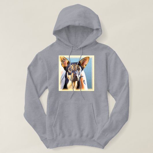 "A Cute Dog" Cute Photo. Bestel nu Hoodie (Design voorkant)
