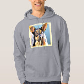 "A Cute Dog" Cute Photo. Bestel nu Hoodie (Voorkant)