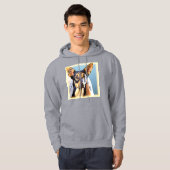 "A Cute Dog" Cute Photo. Bestel nu Hoodie (Voorkant volledig)