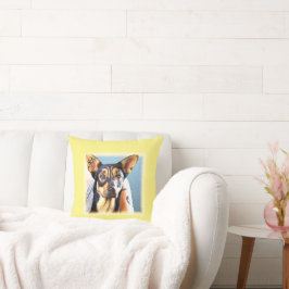 "A Cute Dog" Cute Photo. Bestel nu Kussen