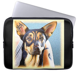"A Cute Dog" Cute Photo. Bestel nu Laptop Sleeve
