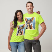 "A Cute Dog" Cute Photo. Bestel nu T-shirt (Unisex)
