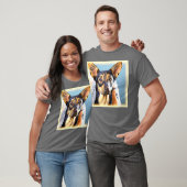 "A Cute Dog" Cute Photo. Bestel nu T-shirt (Unisex)