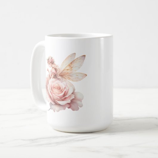 A Cute Fairy Pink Mug Koffiemok (Voorkant links)