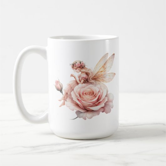 A Cute Fairy Pink Mug Koffiemok (Links)