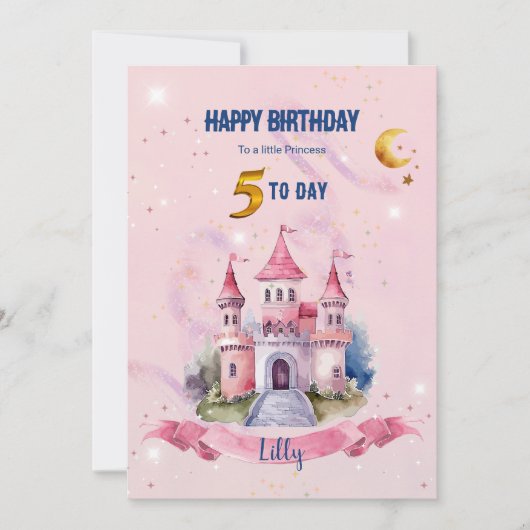 A Cute Fantasy Birthday Card Kaart (Voorkant)
