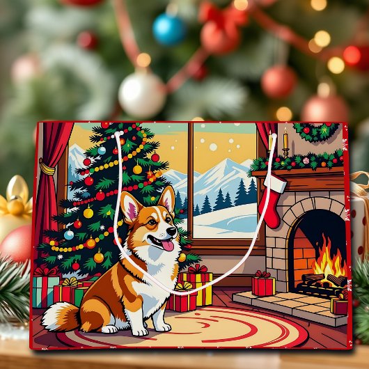A Cute Festive Corgi Christmas Groot Cadeauzakje